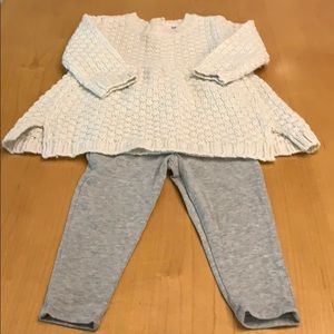 Baby Girl Splendid Leggings & Sweater